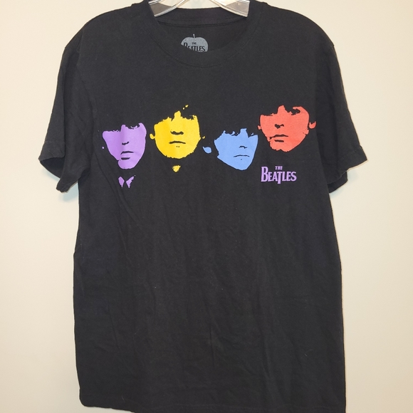 The Beatles 2009 Apple Corps Multicolor Band Tee Size: Small - Picture 3 of 4